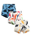 Boys Boxer Briefs Cotton Toddler Kids Underwear Pack of 3 Set 3